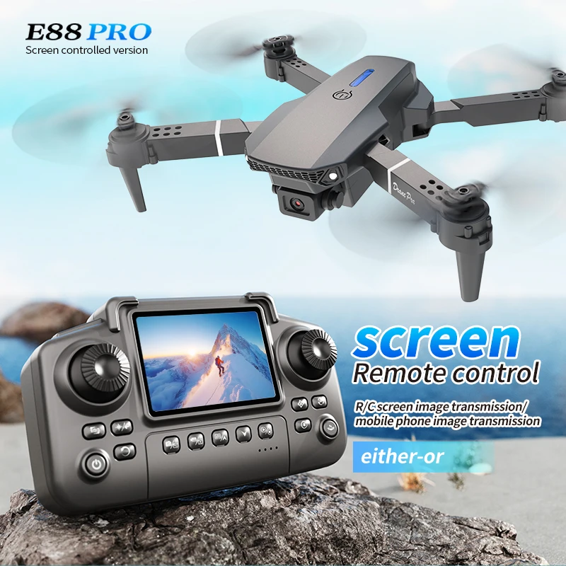 Rc Hobby Wire - Drone E88 PRO Profesional dengan Layar