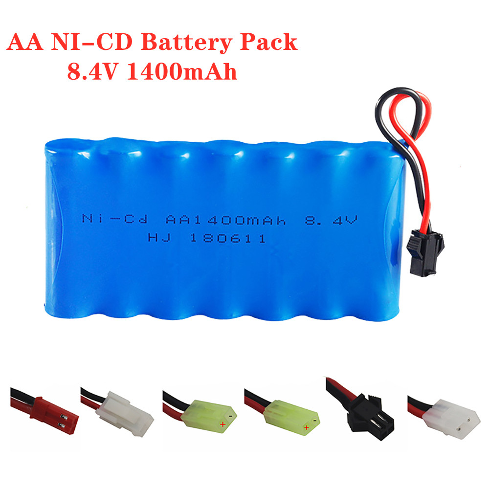 Rc Hobby Parts - Paket Baterai Isi Ulang 8.4V 1400Mah