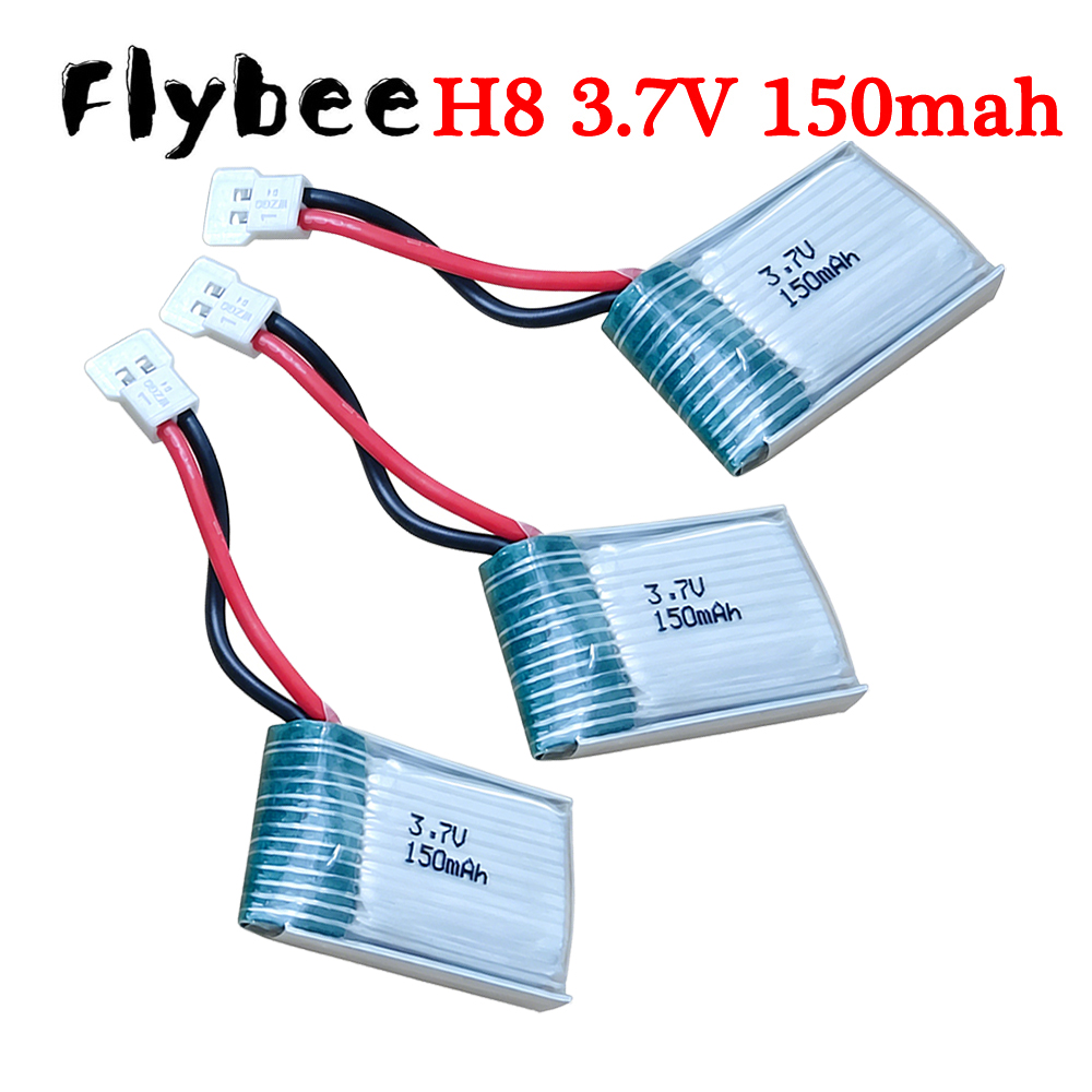 Rc Hobby Parts - Steker XH2.54, Baterai Lipo 3.7V 150mAh