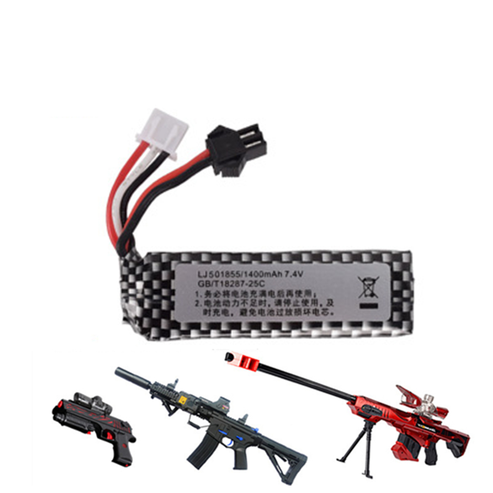 Rc Hobby Parts - 7.4V 1400Mah 25C 501855 Baterai Lipo