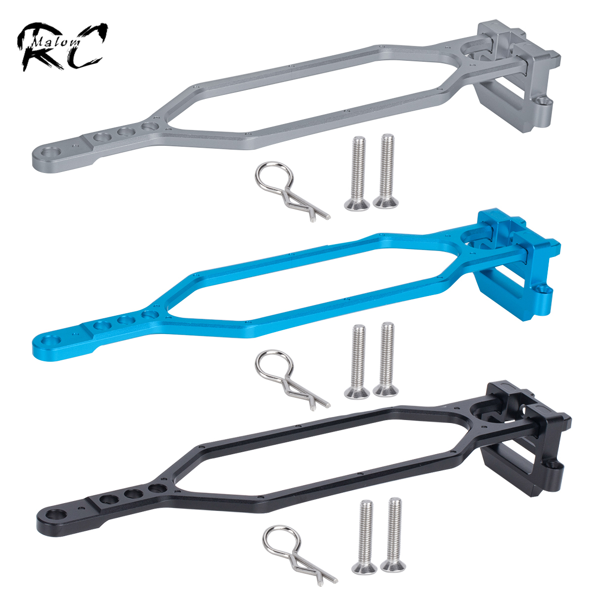 Rc Hobby Zone - Kit baterai penyangga aluminium CNC kapasitas