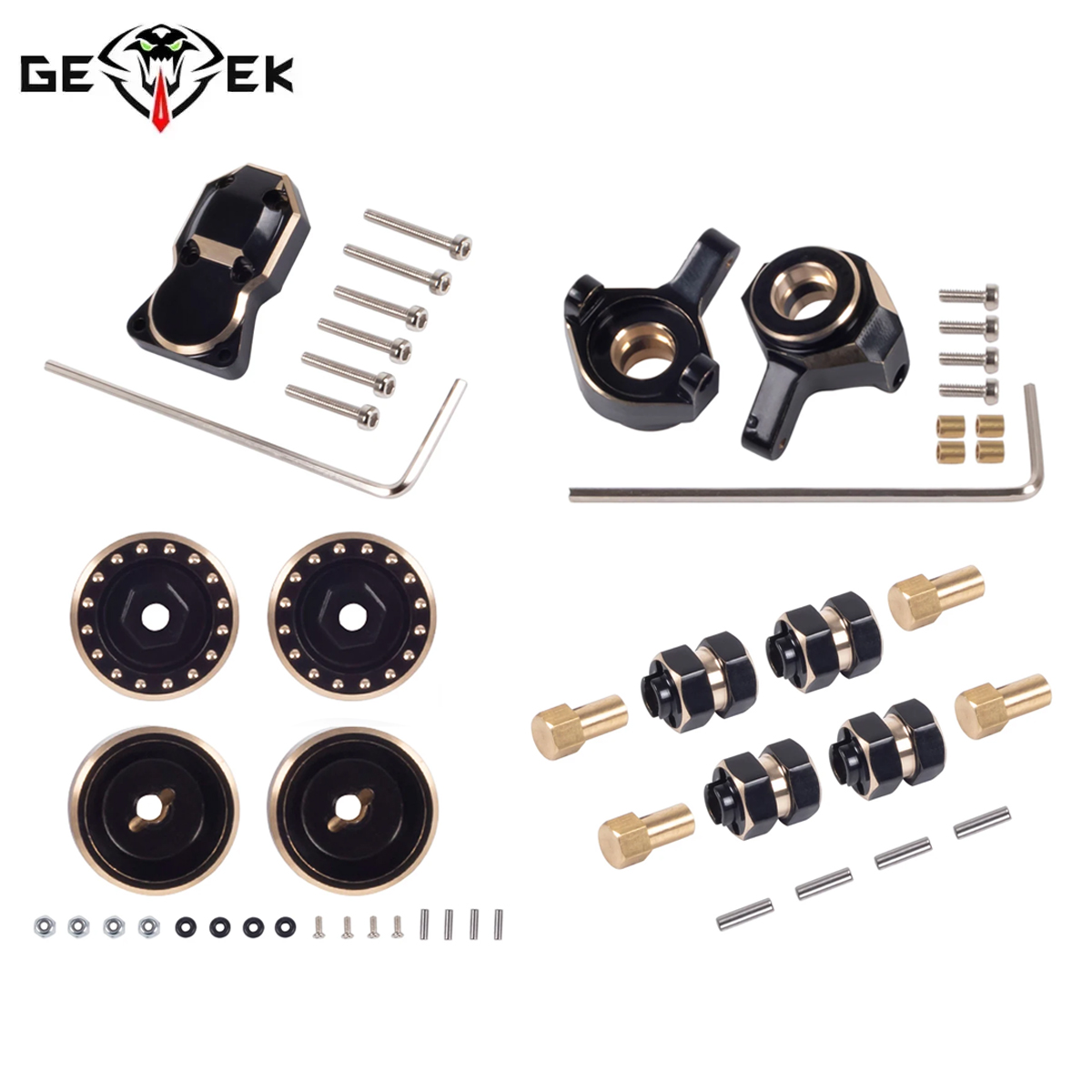Rc Hobby Zone - Knuckle Roda Hexagonal Berbahan Kuningan untuk