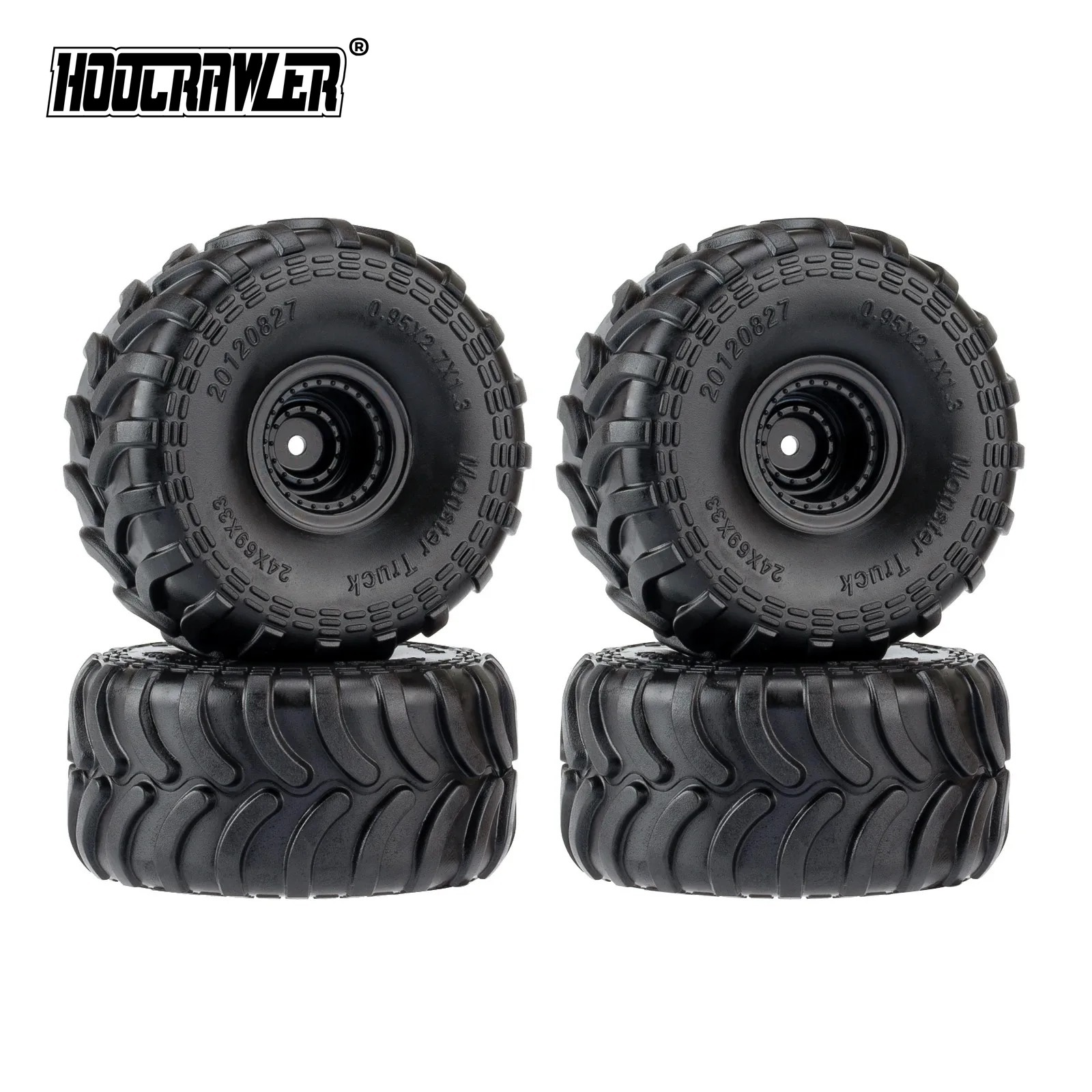 Wheel Rim Rc - 4 Buah Ban Truk Monster dengan