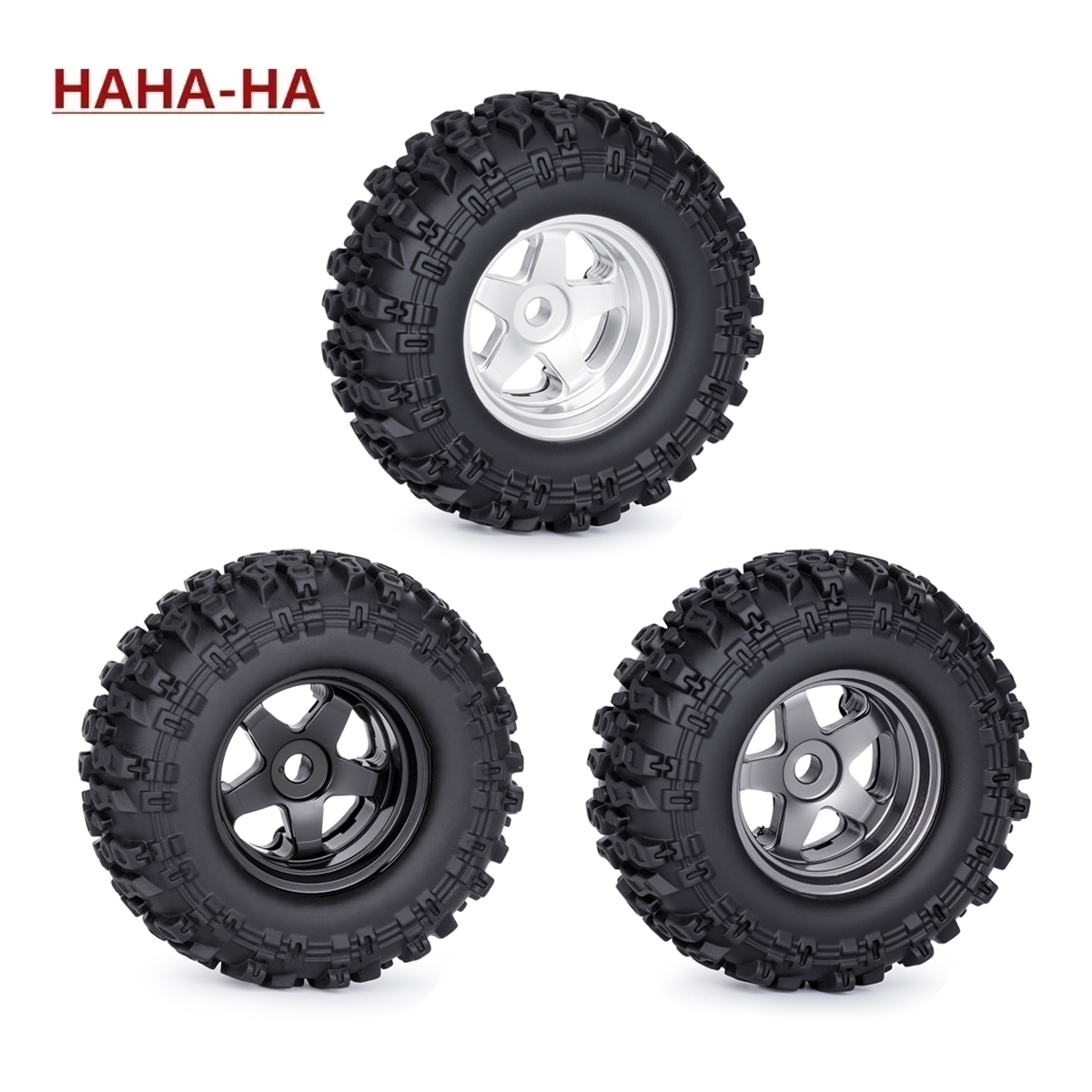 Wheel Rim Rc - Set Roda Beadlock 5-Spoke Aluminium 0.7''