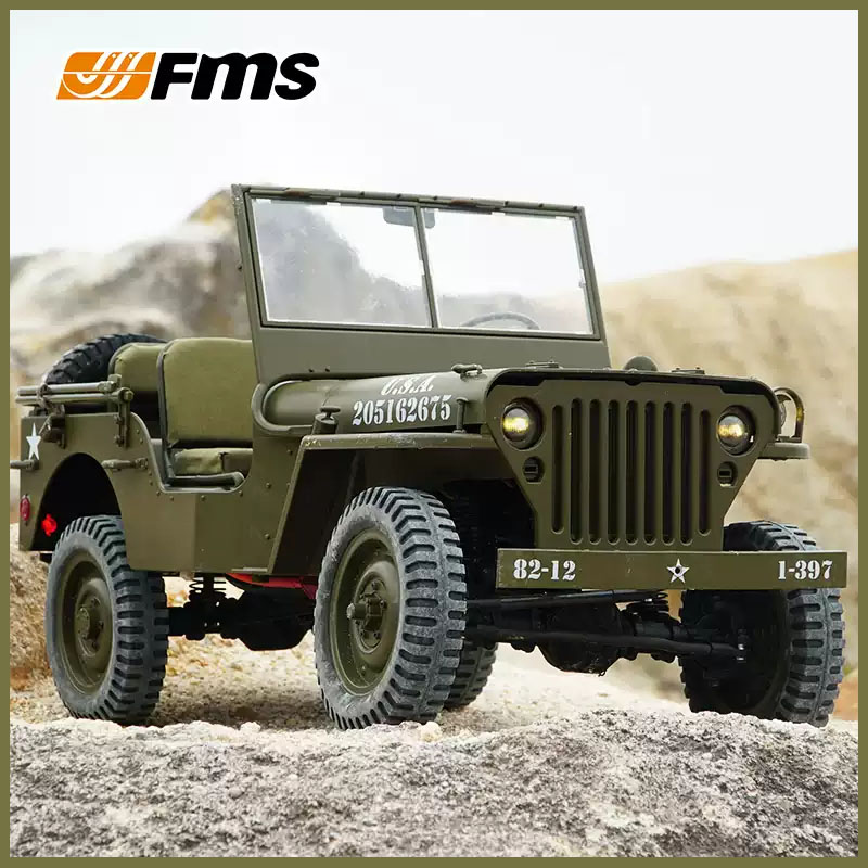 Rc Hobby Zone - FMS 1/6 Climber 1941 Willys MB