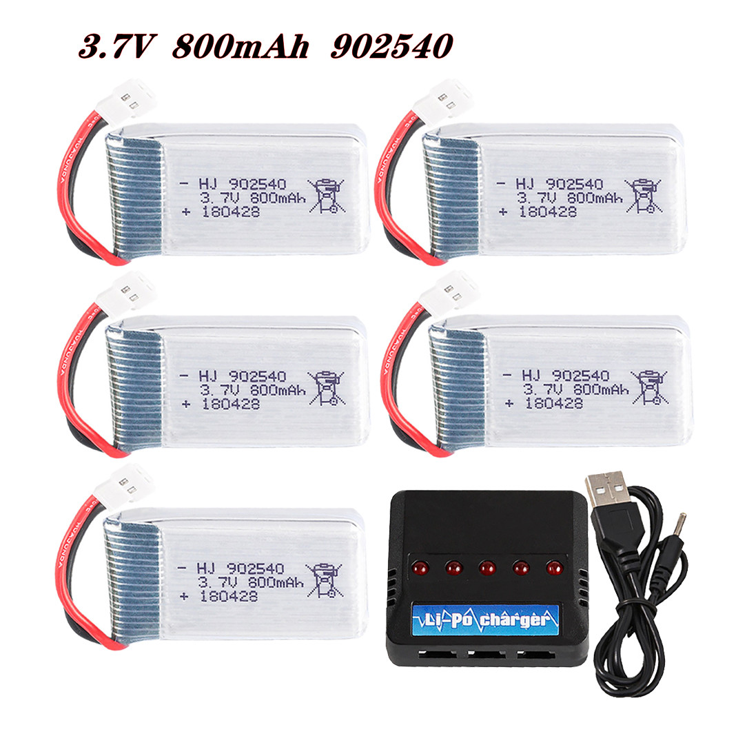 Rc Hobby Parts - Baterai Lipo 3.7V 800MAh 902540 25C