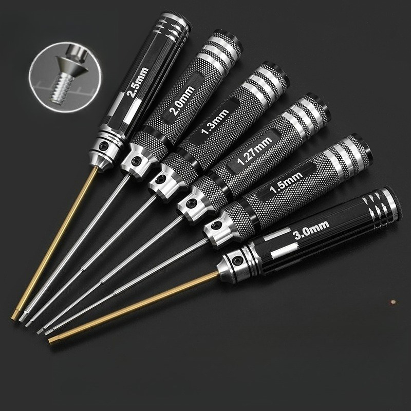 Set Obeng HSS/TiCN Hex Metrik  - Rc Hobby Tool Kit ulasan dan harga