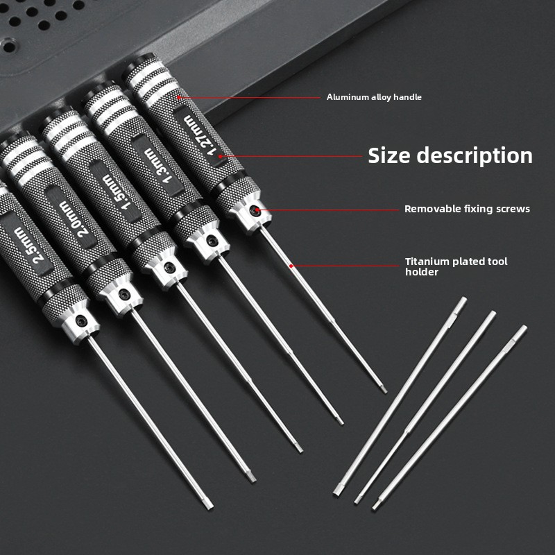 Set Obeng HSS/TiCN Hex Metrik  - Rc Hobby Tool Kit ulasan dan harga