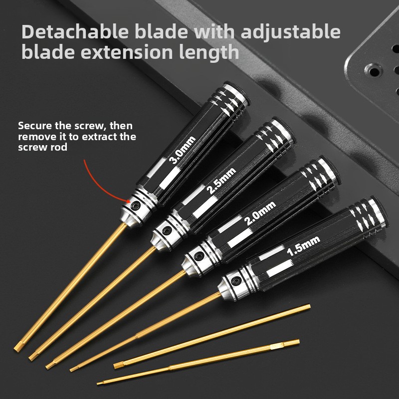 Set Obeng HSS/TiCN Hex Metrik  - Rc Hobby Tool Kit ulasan dan harga