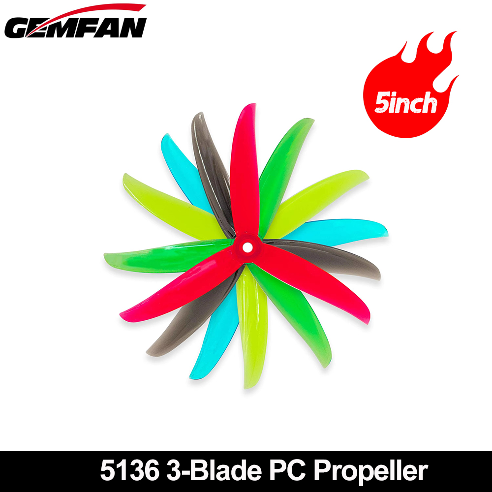 Gemfan VANOVER 5136 3 Blade PC - Fpv Racing Quadcopter ulasan dan harga