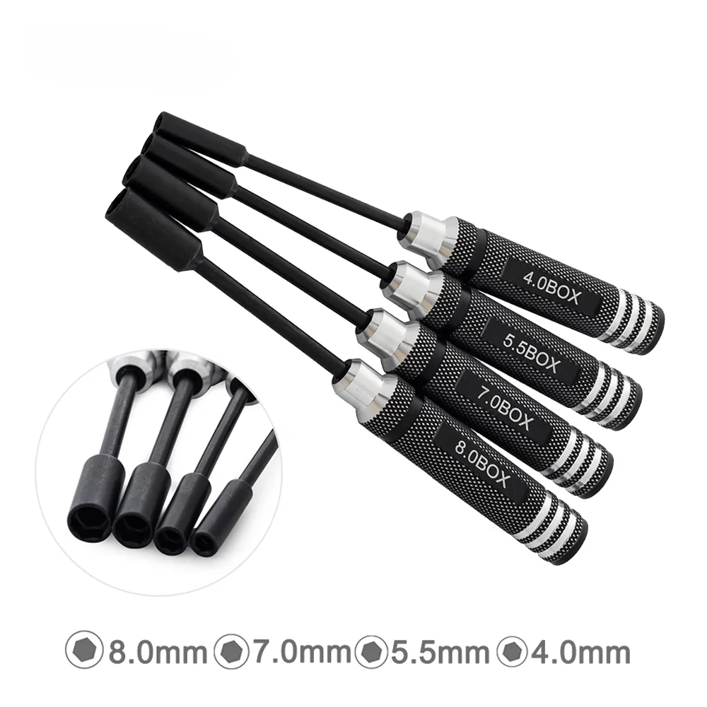 Kit Obeng Soket Mur Hex 4.0mm  - Rc Hobby Tool Kit ulasan dan harga