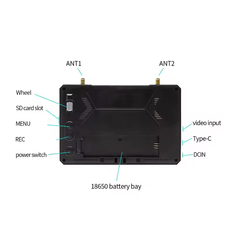 SKYZONE M5 M5F Monitor Video F - Fpv Racing Quadcopter ulasan dan harga