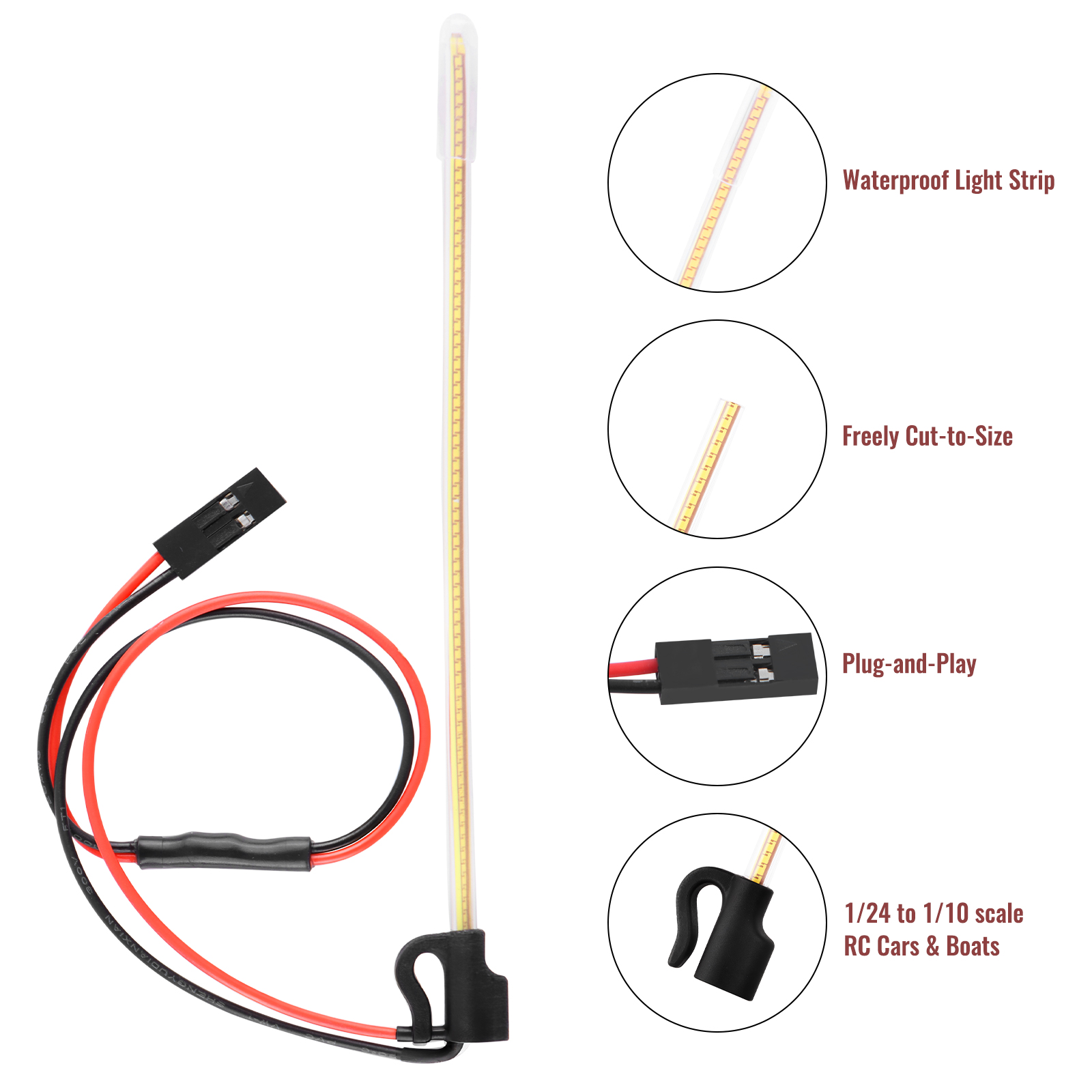 ModRax 2PCS Lampu Antena LED R - Rc Hobby Wire ulasan dan harga