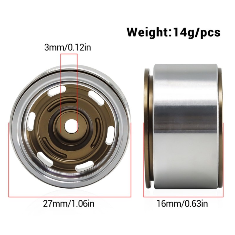 Kit Hub Ban Mobil RC 1.0 