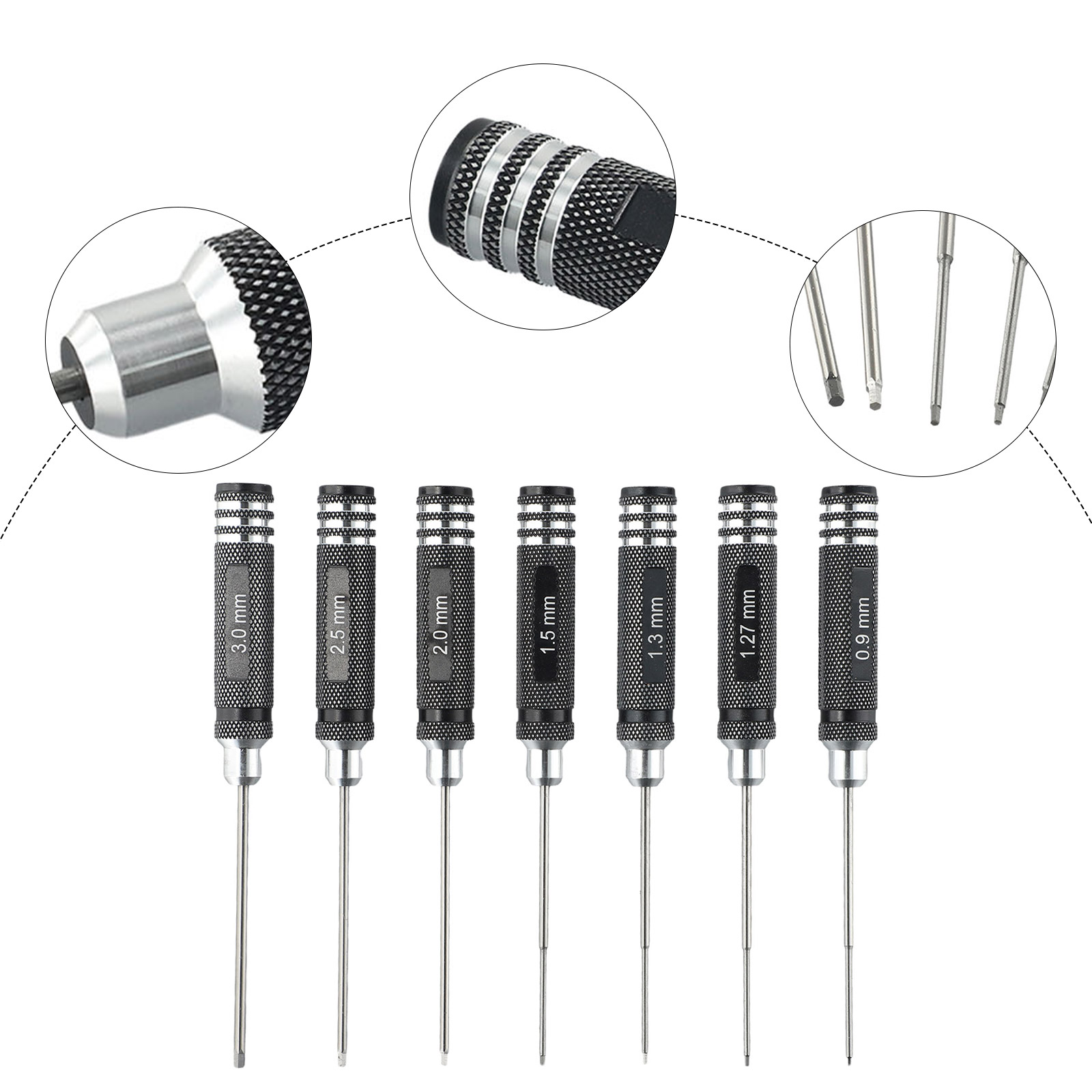 7 buah kunci pas segi enam HSS - Rc Hobby Tool Kit ulasan dan harga