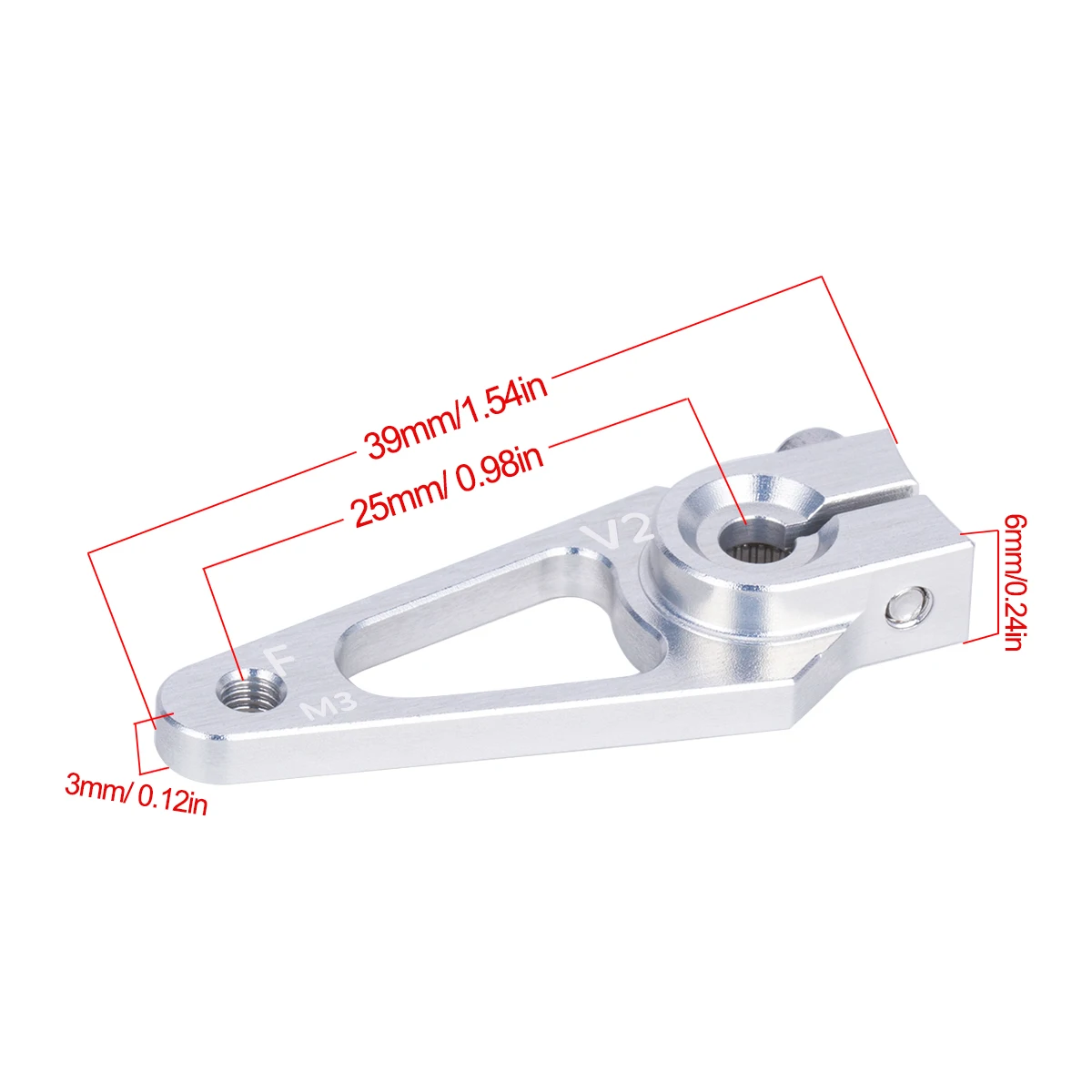 39mm M3 7075 Aluminium 25T Ser - Rc Hobby Zone ulasan dan harga