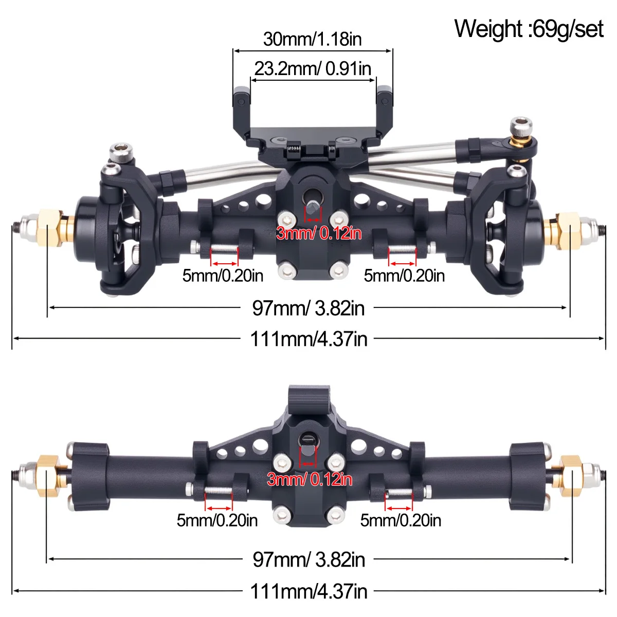 Set As Roda Depan Belakang Pla - Rc Hobby Zone ulasan dan harga