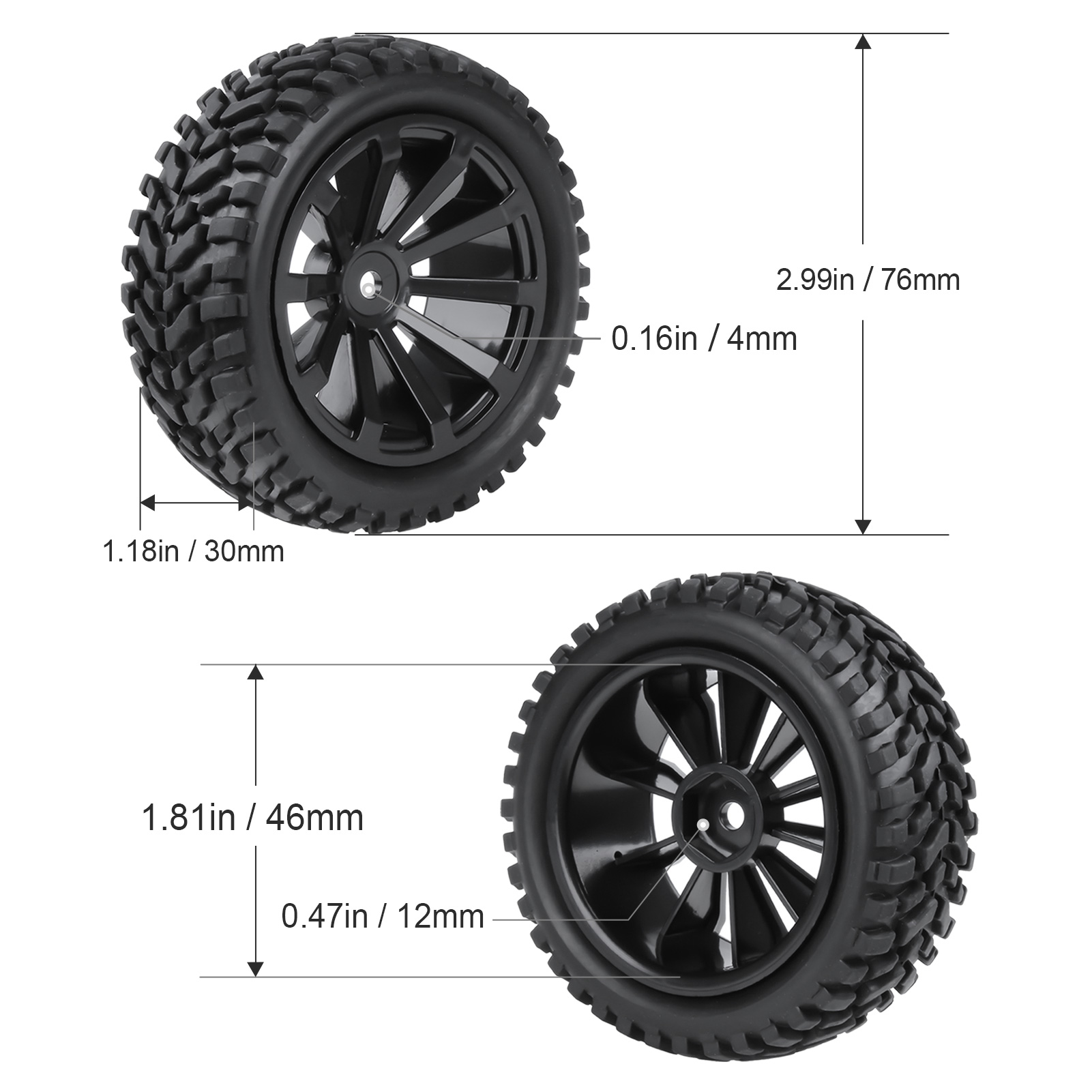 HobbyPark Diameter Luar 2,99 i - Wheel Rim Rc ulasan dan harga